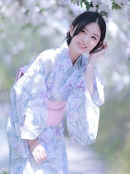 Amazon | [Vinemsals] 浴衣 レディース 花柄 和服 浴衣 女性用